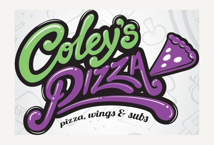 Coley's Pizza logo — designed by Bennett Bonta